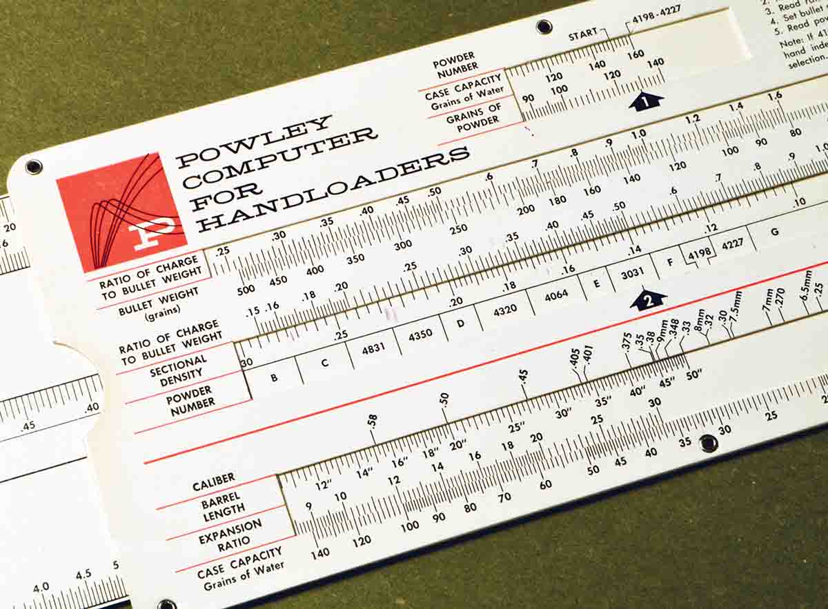 The Powley Computer for Handloaders was developed by ballistician Homer Powley in the early 1960s and was available until around 1988. IMR-3031 was one of the main powders for which it would recommend loads.